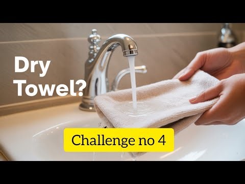 Towel Challenge #4 – Can You Take It Out Without Getting Wet? 🧺💦 | Impossible Towel Trick!