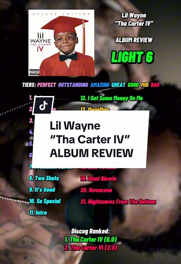 #LilWayne #ThaCarterIV #AlbumReview #rap #hiphop #review