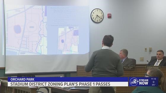 Orchard Park town board approved zoning changes and design standards around the new stadium