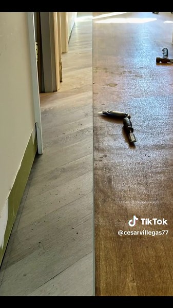 Chevron pattern for 1400 sq feet #reels #fyp #vinyl #flooring