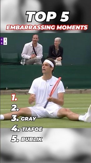 Top 5 Embarrassing Moments in Tennis