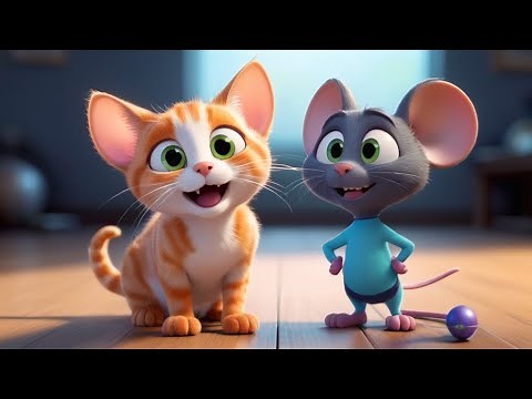 The cat and the mice animation story #kidsstories