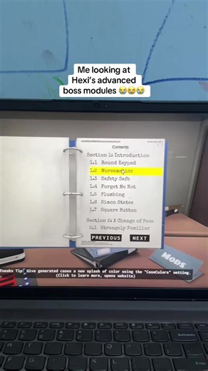 Me tryna solve Hexi’s advanced base modules #fyp #foryoupage #xyzbca #ktane #keeptalkingandnobodyexplodes