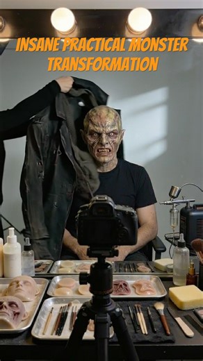 INSANE Practical Monster Transformation (No CGI) | Full SFX Makeup Process
