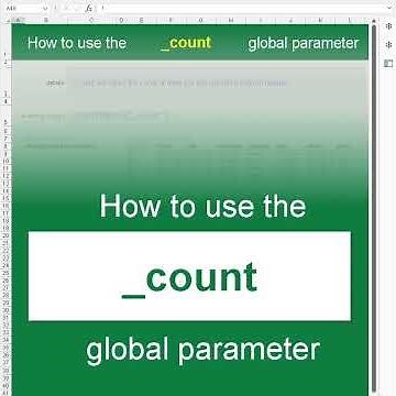 Cryptosheets Global Parameters for Excel & Google Sheets Custom Function Formulas - _count