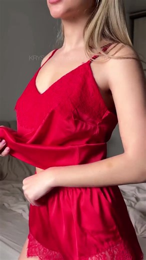 Red Satin Pajamas Set – Sexy Sleepwear Cami and Shorts, Women’s Satin Nightwear, Handmade Boudoir Lingerie Gift for Her