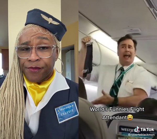 Hilarious Flight Attendant Tiffany | Duet with @yesairline