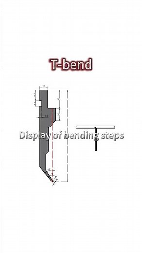 Aluminum T Profile using our high-quality press brake tooling
