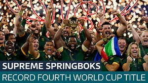 South Africa beat New Zealand to win record fourth Rugby World Cup - Latest From ITV News