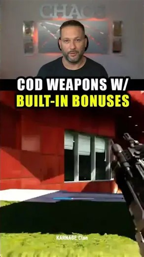 COD weapons with built in bonuses