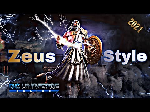 DCUO How to make Zeus Style with season 2 Survival Mode Zeus Source Chroma Material 2021