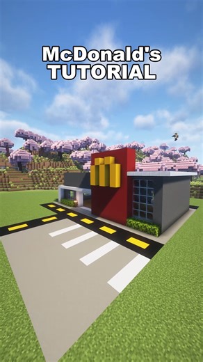 Lida on Instagram: "McDonald's TUTORIAL IN MINECRAFT"
