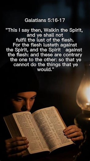 Galatians 5:16-17