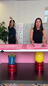 Within their playful interaction, best friends hide a secret item under the table. | What Just Happened