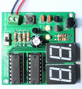 Infrared Based Digital Object Counter DIY Kit