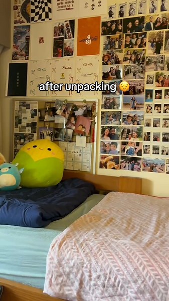 before v after moving into the dorms #dormlife #collegedorm #collegelife #collegestudent #dorm #collegemovein #calvinuniversity