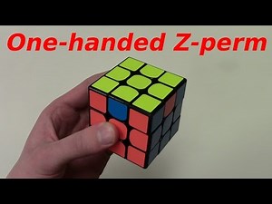 [Z-perm] One-handed PLL fingertricks & tutorial