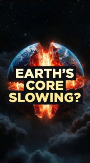 Earth’s Core Is Slowing Down | A Silent Change Inside Earth #shortsvideo #shorts #youtubeshorts