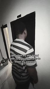 Alte Friend with 20 Piercings Meets Parents
