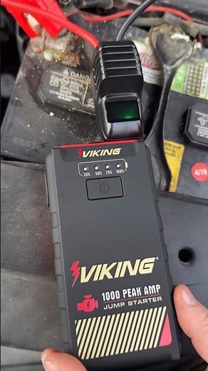 Viking 1000 Peak Amp Lithium-Ion Jump Starter | Harbor Freight #shorts