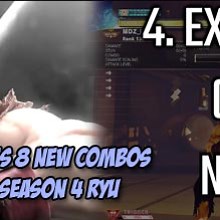 Eight new combos and applications shown off for Ryu in Street Fighter 5: Arcade Edition Season 4 by MDZ Jimmy