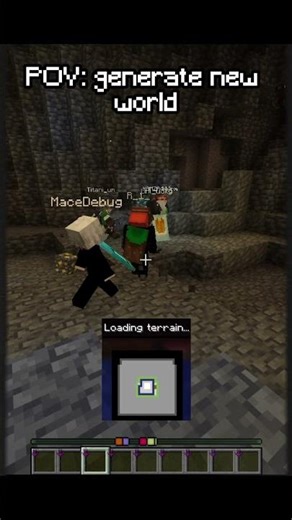 Minecraft World Generation be like ...#minecraft