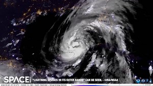 Time-Lapse: Hurricane Helene Tracked From Space