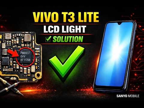 Vivo T3 Lite LCD Light Solution | Display Backlight Repair Fix