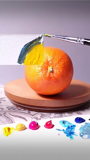 312K views · 5.2K reactions | How to Paint - Orange Painting Challenge #Art #painting | Howard Lee | Facebook