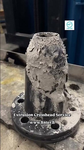 Extrusion Crosshead Service at FINTER #extrusion #extrusionmachine #cablewire