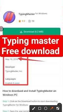 how to download a free typing master 10 old version typing master free me kasy download kary 💯