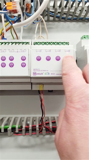 KNX реле www.module-electronic.com #knx #автоматизация #умныйдом