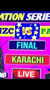 Pakistan vs New Zealand, ODI Tri-Series Final | Live Cricket Match | PAK vs NZ Final Match