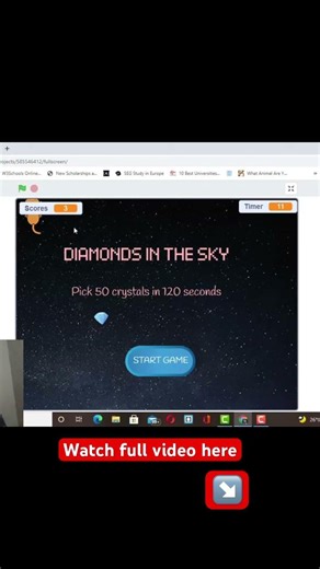How To Create An Amazing Game In Scratch #shorts #viralshorts #scratch #scratchprogramming