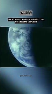 NASA historical television broadcast in 1968 | #NASA #Historical #History #Apollo8 #Space