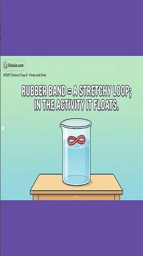 Float and Sink Experiment in Water | Explained in 30 Seconds | Science Made Easy | Revision
