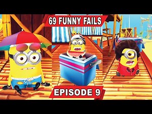Minion Rush 69 FUNNY FAILS (Episode 9) | Minion Rush Minion Beach | Epic Fails - Funny Video