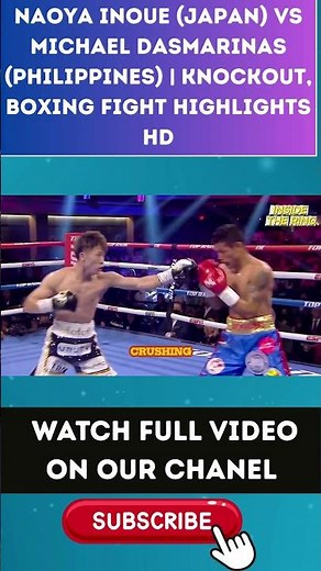 Naoya Inoue (Japan) vs Michael Dasmarinas (Philippines) | KNOCKOUT, Boxing Fight Highlights part 5