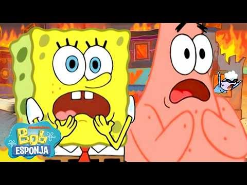 Bob Esponja | ¡Momentos de Bob Esponja en Fondo de Bikini que salieron mal! 🤣 | 60 min | Español