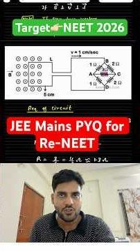 JEE Mains EMI PYQ for NEET 2026 #neet2026 #neetaspirents #neet #jee #physics #shorts #viral