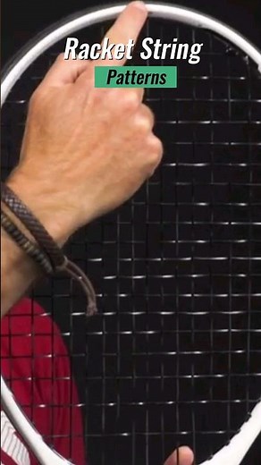 🎾 Racket String Patterns #tennis