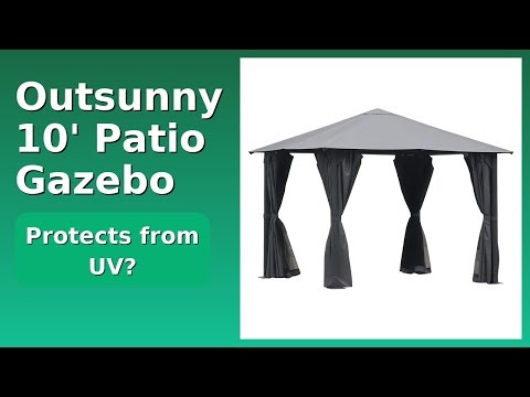 REVIEW (2025): Outsunny 10' Patio Gazebo. ESSENTIAL details.