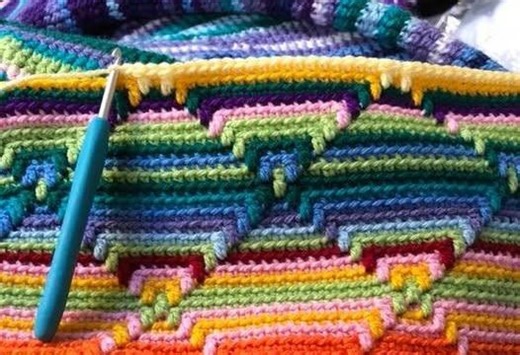 Navajo Indian Diamond Crochet - Free Pattern - Crochet Easy