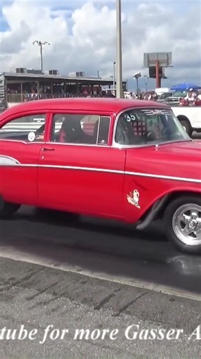 Red 1957 Chevy