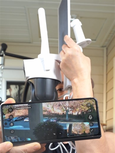 Hawkray 2K Solar Dual-Lens Cameras Wireless Outdoor 360°PTZ Dual-Screen 3MP Securitv Cam #tiktokshopcreatorpicks #securitycamera #cctvcamera #homesecurity #hawkraysolarsecuritycamera