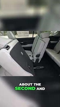2025 Toyota Grand Highlander Second & Third Row Seat Features