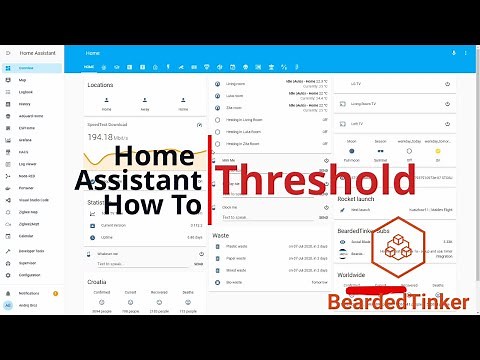 Home Assistant How To - track Threshold and use with sensors