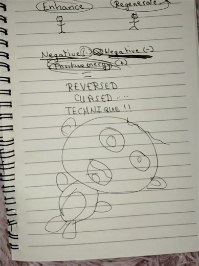 ‏REVERSED CURSED TECHNIQUE😲😲😲 #math #negativeenergy #fyp #funny