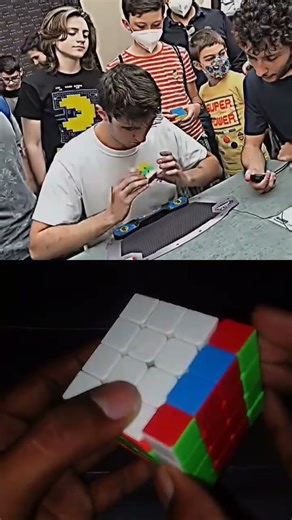 Rubik's cube solve in 1.25 second part 36👍😱🤔
