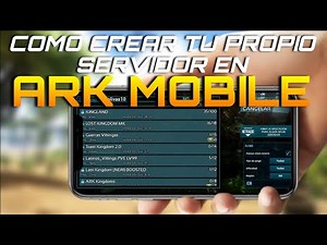 🔴Como OBTENER tu propio SERVIDOR de ARK MOBILE muy FACIL ✅